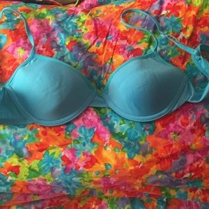 Light blue bra